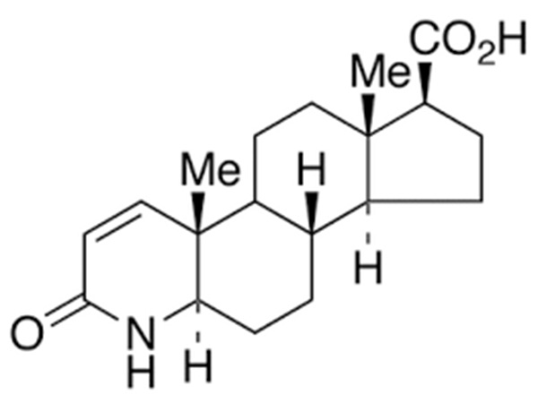 Acid 4-aza-5α-androstan-3-oxo-17β-carboxilic