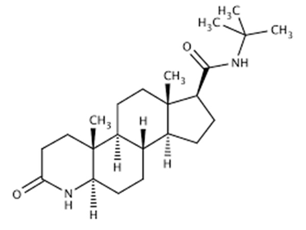 N-tert-butil-3-oxo-4-aza-5α-androst-17β-carboxamidă